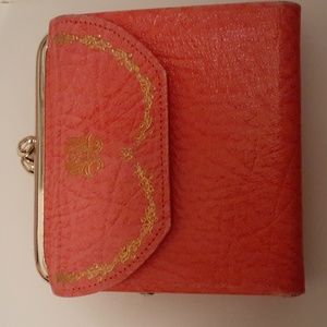 Vtg. Princess Gardner Pigskin Kisslock Wallet/Coin Purse